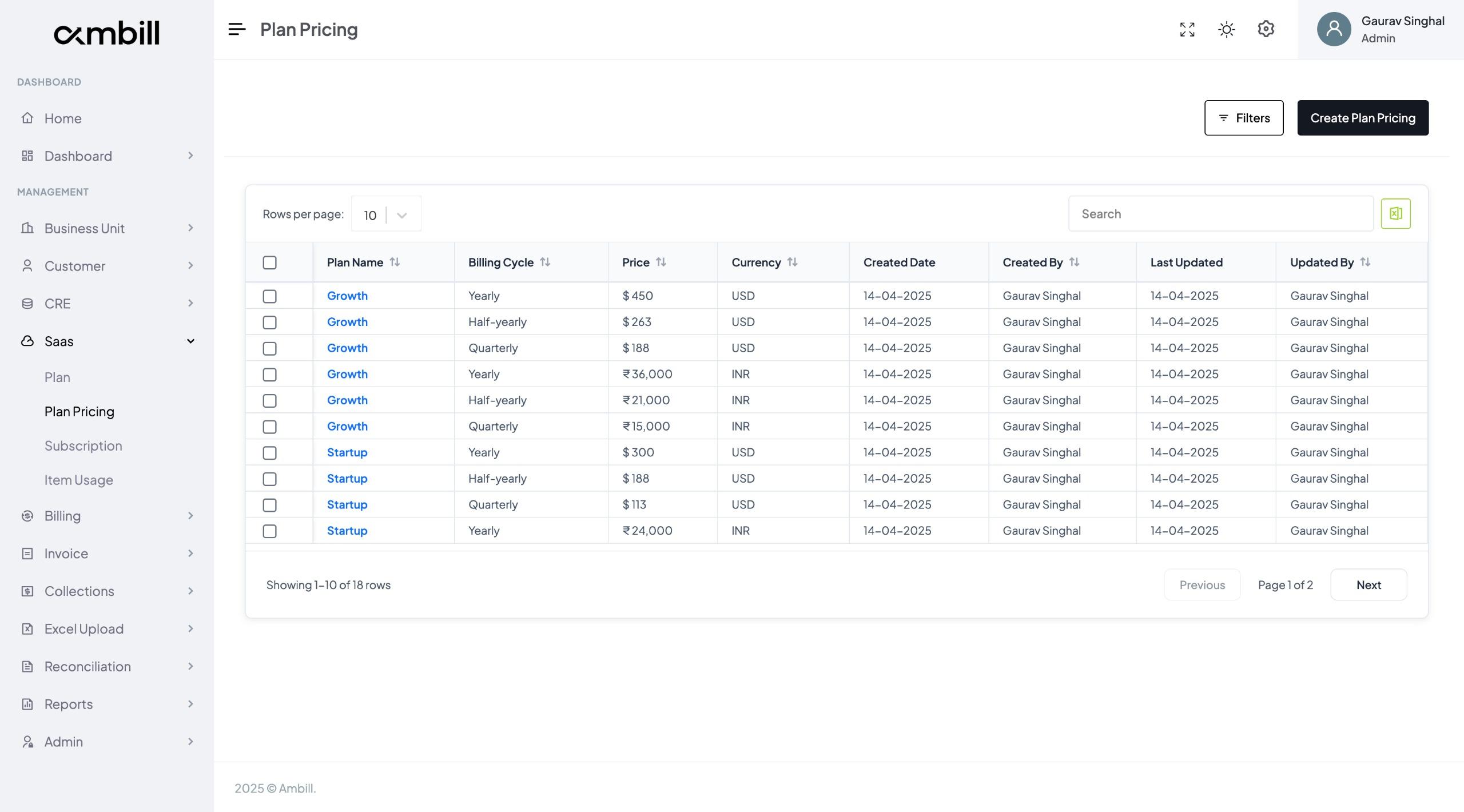 SaaS Revenue Automation Dashboard